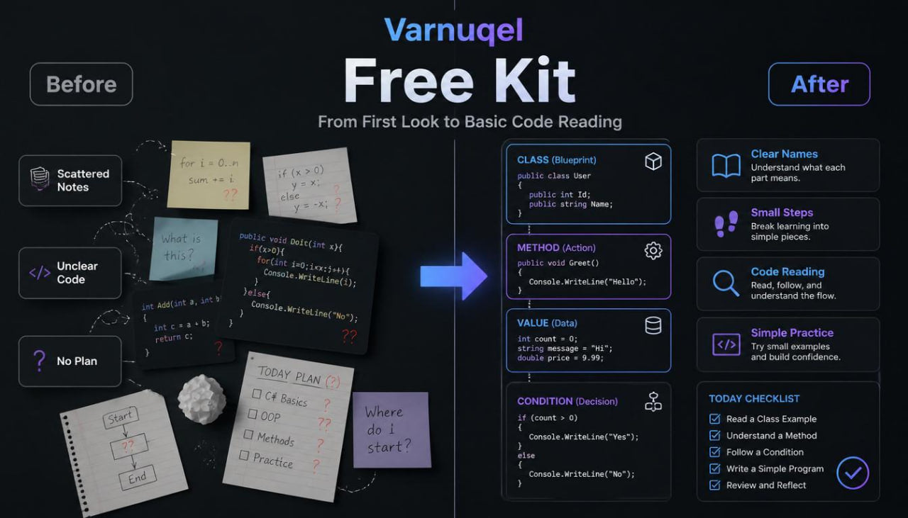 Varnugel Free Kit before and after comparison on a dark background