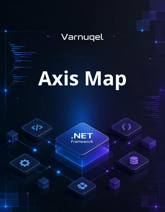 Varnugel Axis Map with NET Framework on a dark background