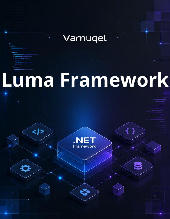 Varnugel Luma Framework with NET Framework on a dark background