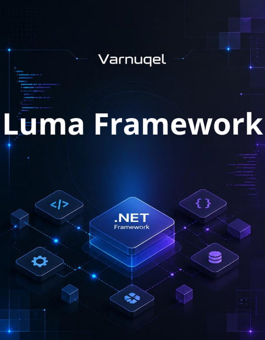 Varnugel Luma Framework with NET Framework on a dark background