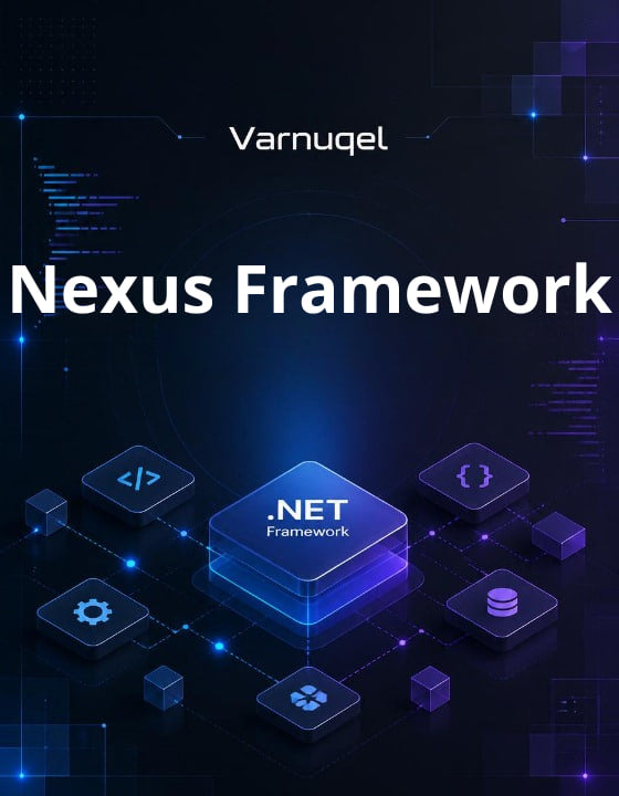 Varnugel Nexus Framework with NET Framework on a dark background