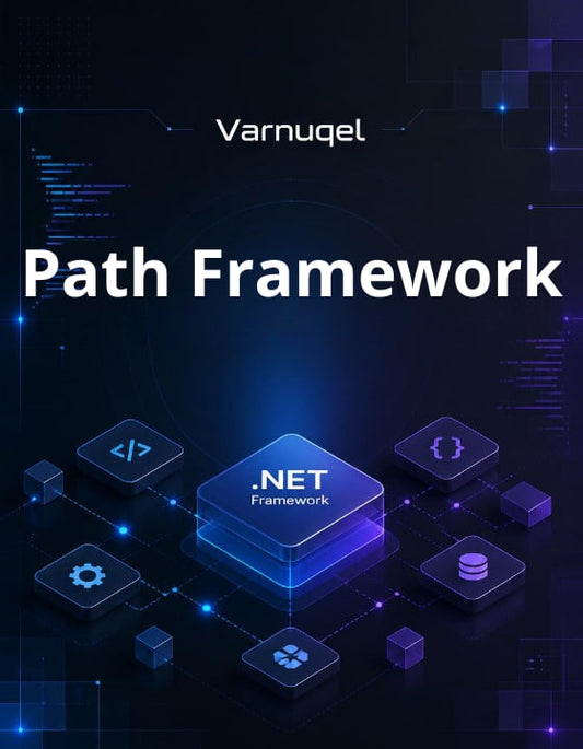 Varnugel Path Framework with NET Framework on a dark background