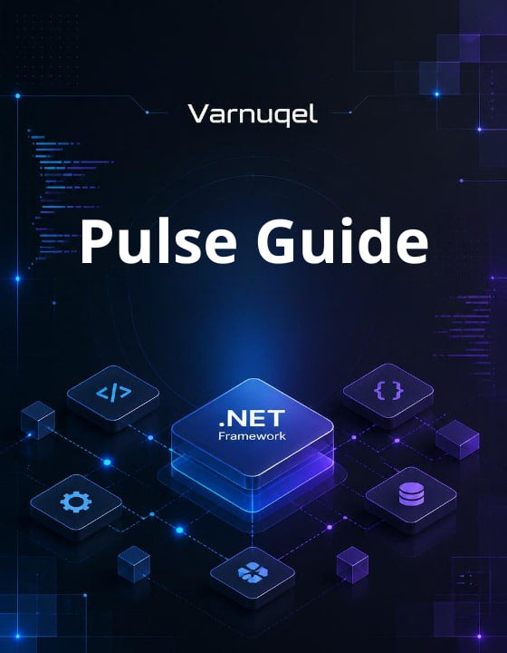Varnugel Pulse Guide with NET Framework on a dark background